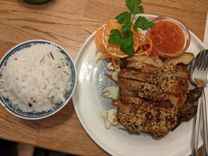 Vegan duck with sweet and sour sauce (13,9€) - 4.5/5. at The Butterfly Lovers in Berlin
