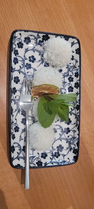 Mochis with coconut at The Butterfly Lovers in Berlin