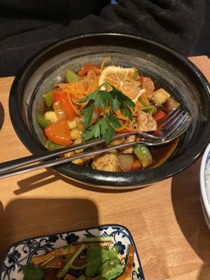 Kungpoa Ersatz chicken  at The Butterfly Lovers in Berlin