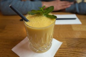 Mango Lassi at The Butterfly Lovers in Berlin