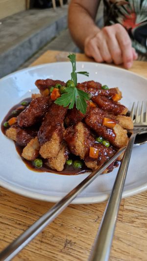 Teriyaki pork at The Butterfly Lovers in Berlin