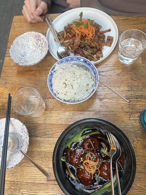 164 (up, spicy but good), 166 (down, just delicous)  at The Butterfly Lovers in Berlin