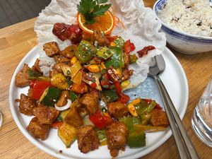 Sichuan-style chicken at The Butterfly Lovers in Berlin