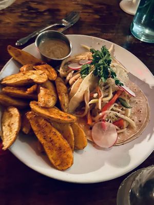Tofu tacos at The Floridian in St Augustine