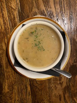 soup du jour -- herbed potato  at The Floridian in St Augustine