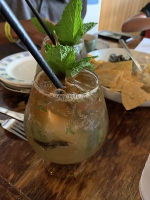 Their version of the mojito.   at The Floridian in St Augustine