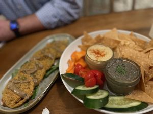 Fried Green Tomatoes!  at The Floridian in St Augustine