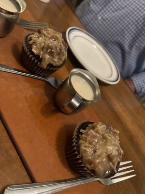 Vegan German Chocolate Cupcakes   at The Floridian in St Augustine