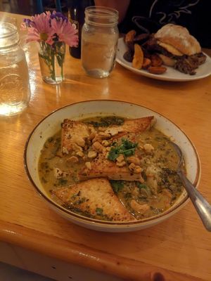 Golden Curry - Tofu at The Floridian in St Augustine