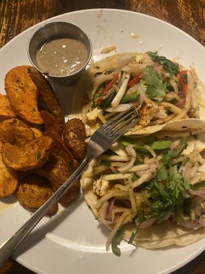 Tofu tacos  at The Floridian in St Augustine