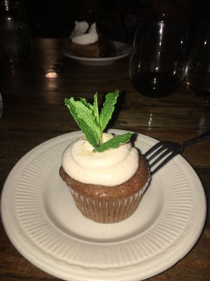 the zucchini cupcake  at The Floridian in St Augustine