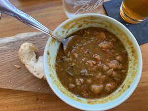Vegan vegetable stew at The Floridian in St Augustine