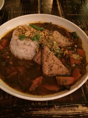 Tofu dish  at The Floridian in St Augustine