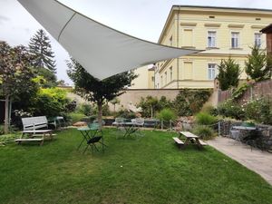 Garden at Cukrářstvi Pudilovi in Slany