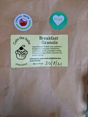 Granola at Cate The Bake in Clitheroe