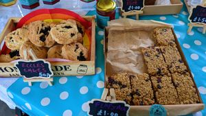 Eccles cakes & flapjacks at Cate The Bake in Clitheroe