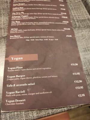 They updated the menu now, not just a blackboard outside :) at Bistro 23 Four in Gozo