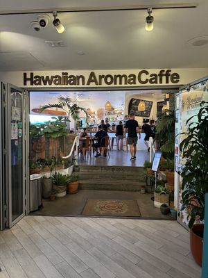   at Hawaiian Aroma Caffe in Honolulu