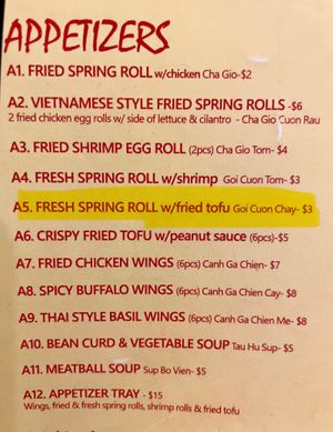 What I ordered  at Pho Hien Vuong in Greensboro