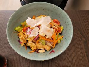 Yam Woosen with vegetables and tofu at Khao Soi by Jane in Uppsala