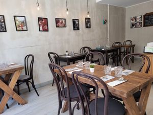 Indoor seating at Khao Soi by Jane in Uppsala