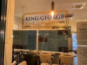 Outside  at King George in Maastricht