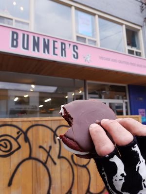 Joe Louis - !!! (Outside shop) at Bunner's Bake Shop - Junction in Toronto