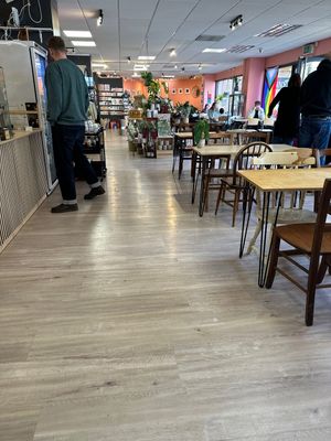 Ample indoor seating  at Laughing Dog in Brighton