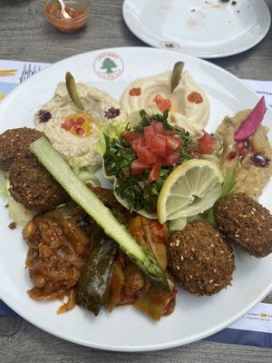 Vegan Mezze Platter   at Layaly Beirut in Interlaken