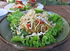 Green Papaya Salad at Soma Cafe in Ubud