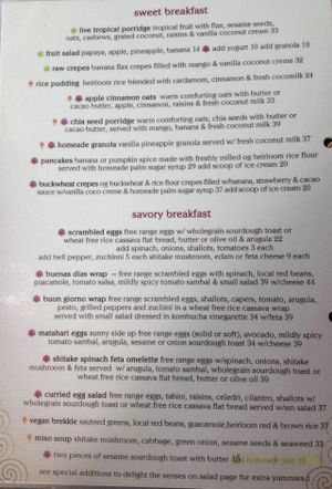 Soma menu p 006 at Soma Cafe in Ubud