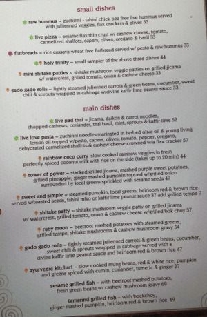 Soma menu p 007 at Soma Cafe in Ubud