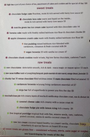 Soma menu p 010 at Soma Cafe in Ubud