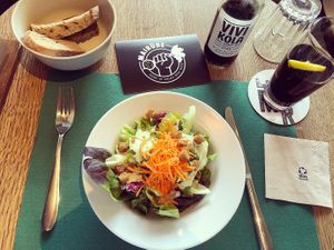 Precourse menu salad  at Mairübe in Luzern