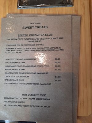  at Peveril Tea Room in Hope Valley