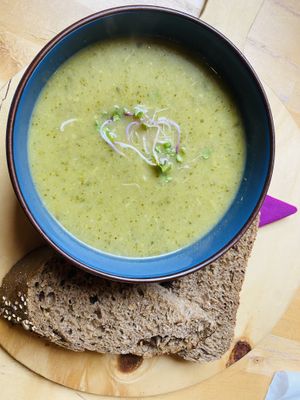 Courgette soep  at Blote Voeten Park - Blote Voeten Hut in Brunssum