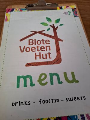 Menu at Blote Voeten Park - Blote Voeten Hut in Brunssum