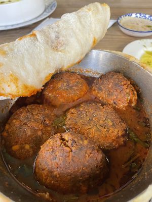 Haraime- chickpeas  based patties  at Tzemah in Jerusalem