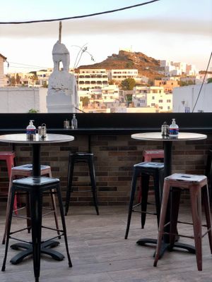 Our Balcony!!! at Souvlucky in Ios