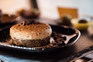 Raw vegan tiramisu at REVIV in Malaga