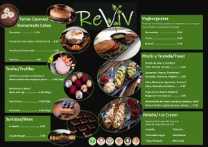 Menu Food at REVIV in Malaga