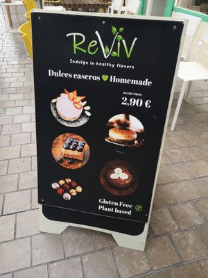 Outside at REVIV in Malaga