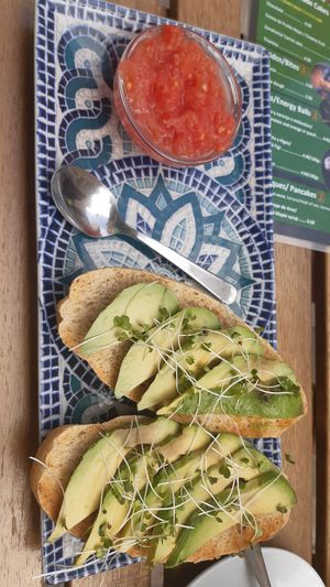 Avocado toast at REVIV in Malaga