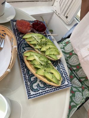 Pesto Avo Toast  at REVIV in Malaga