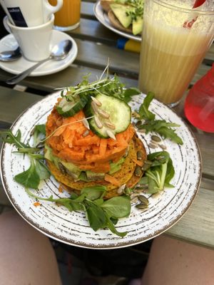 Salty pancakees  at REVIV in Malaga