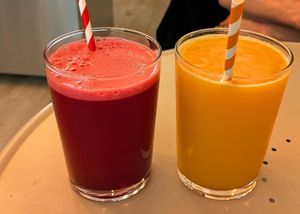 Juices at REVIV in Malaga