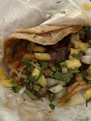 mushroom taco  at Taqueria El Perez in Oak Lawn
