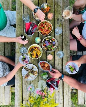 Outdoor dinner! at De Nieuwe Kantine in Arnhem