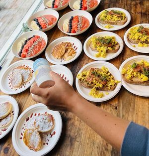 Plant based breakfast at De Nieuwe Kantine in Arnhem