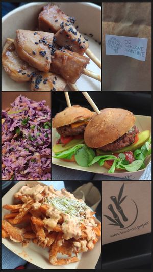 Heerlijk gegeten! Helemaal vegan en glutenvrij is mogelijk als je het voor de tijd aangeeft. at De Nieuwe Kantine in Arnhem